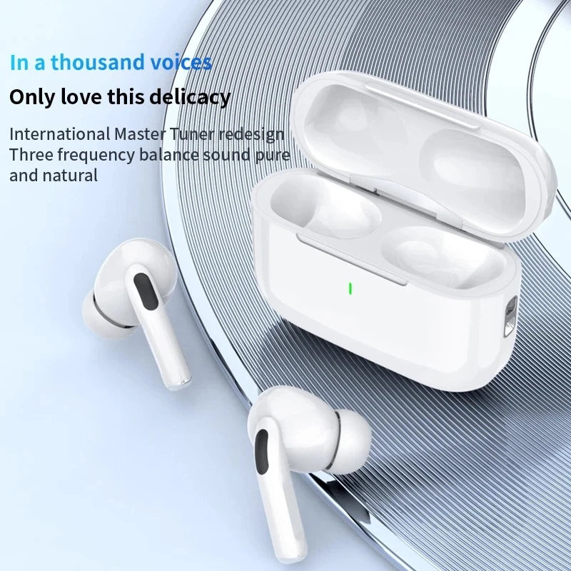 Semi-open earbuds with comfortable ear hooks and built-in mic