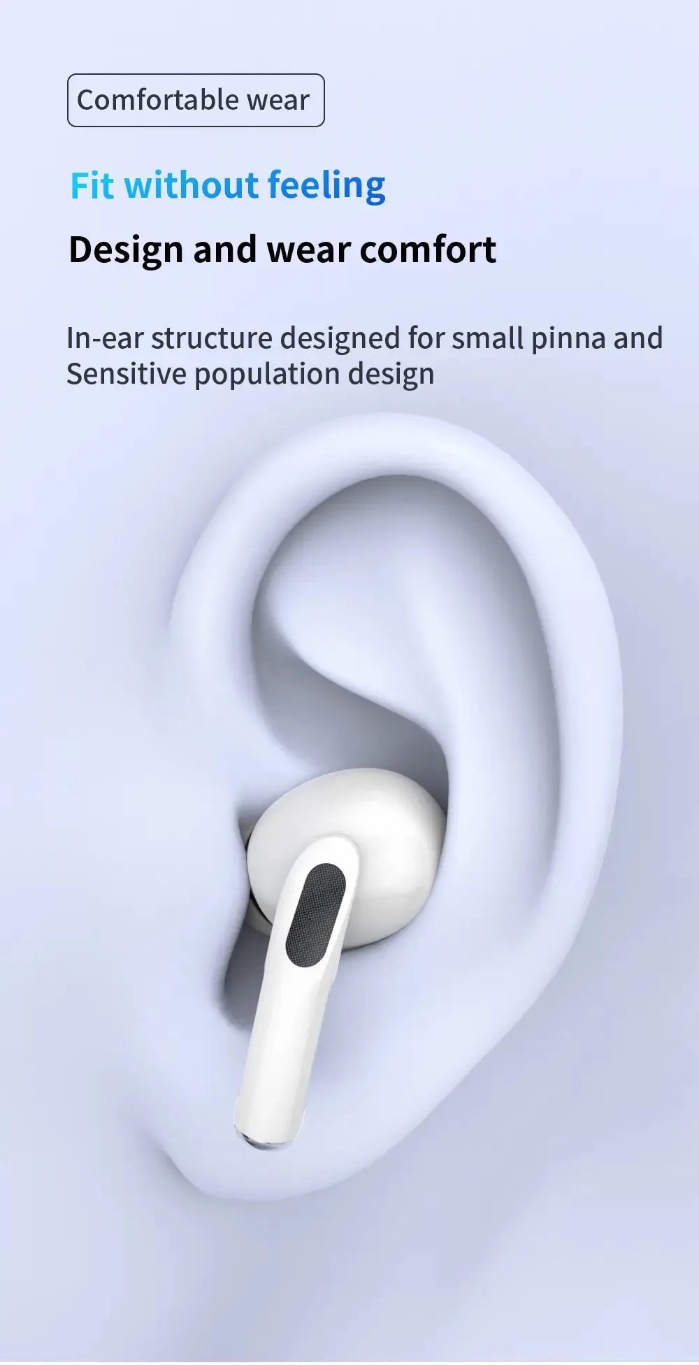 Latest Wireless Bluetooth Earbuds – Model 5.0 | With Mic & Charging Case